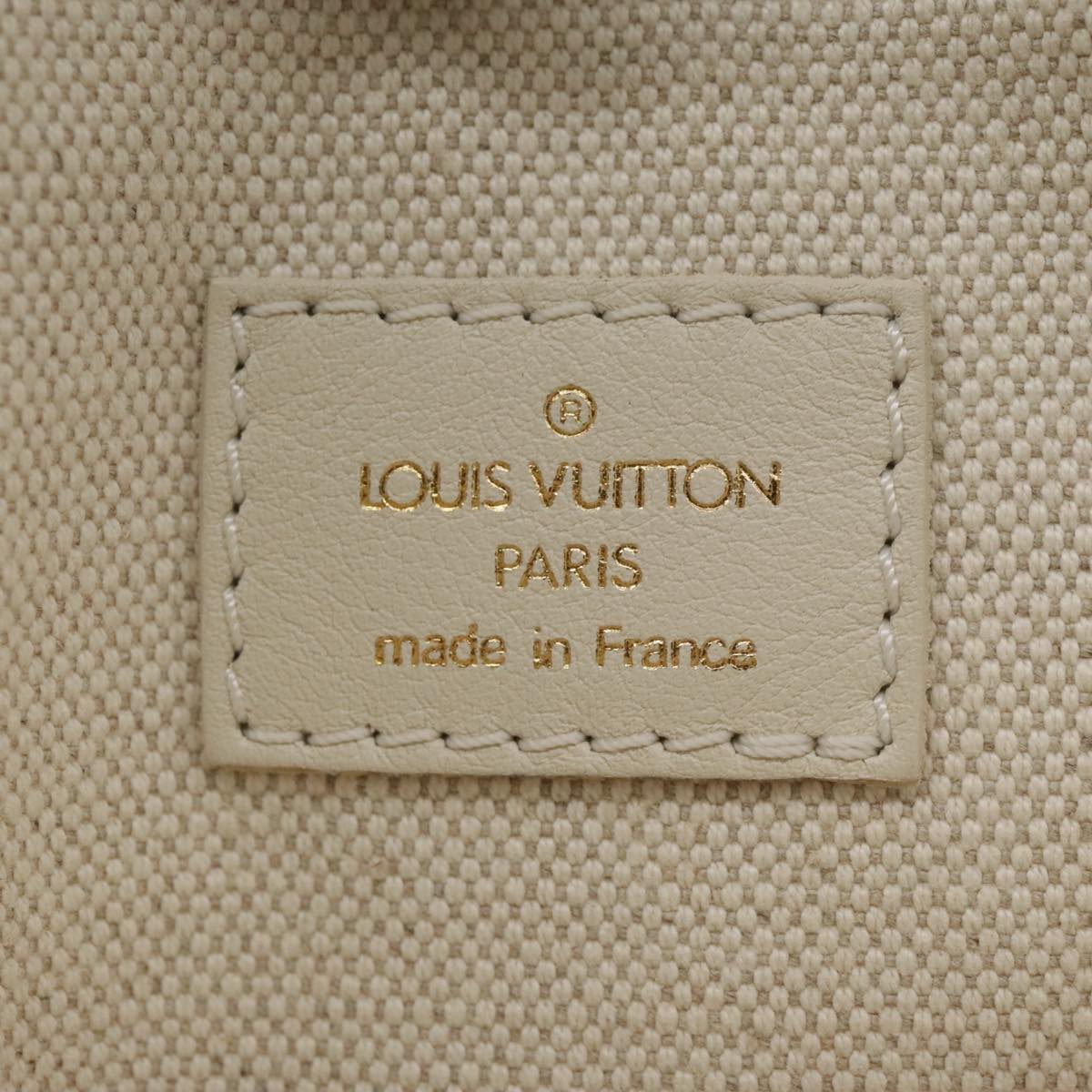LOUIS VUITTON Tinkerbell Polka Dots Panama Bag Canvas White M95407 106959