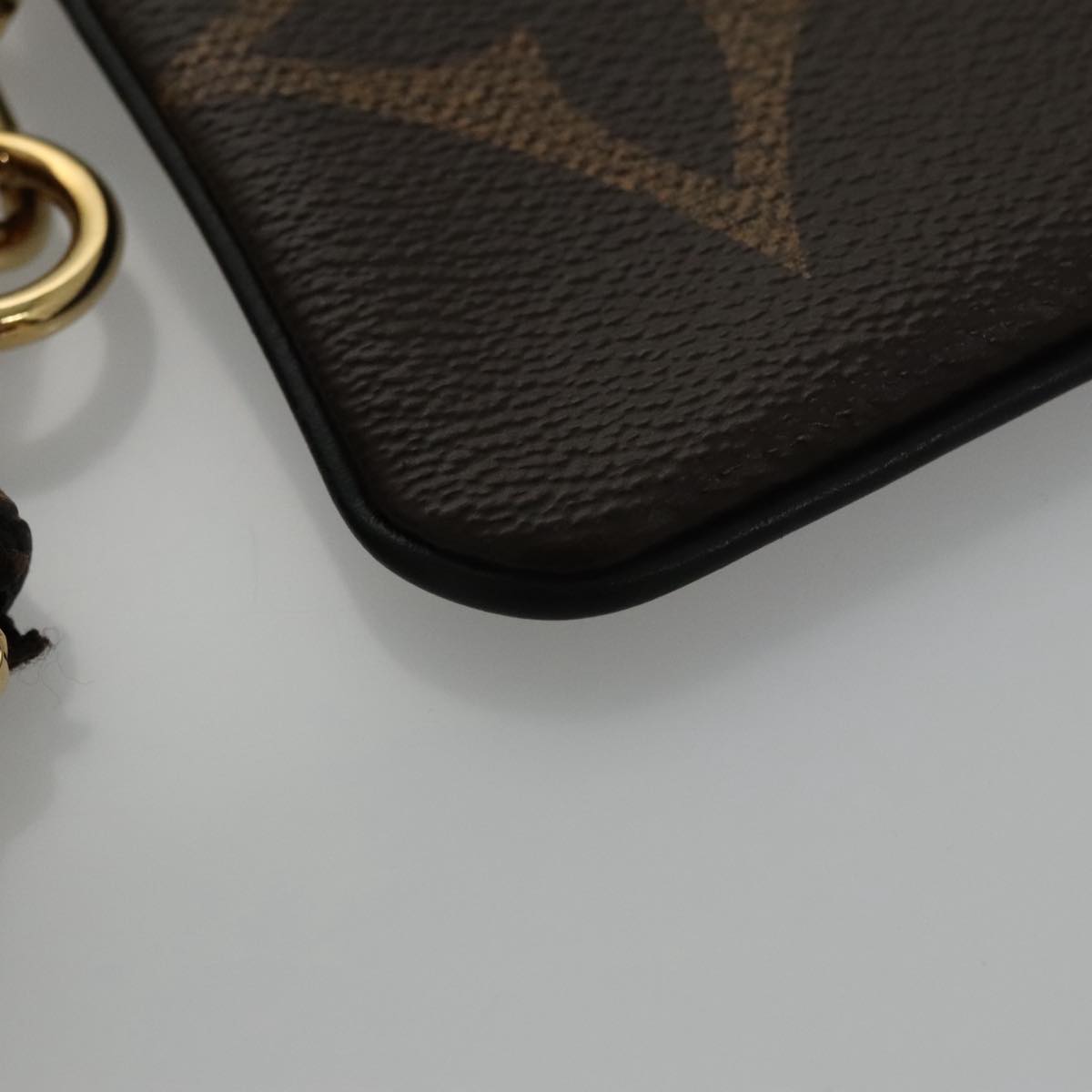 LOUIS VUITTON Monogram Reverse Pochette Trio Coin Purse M68756 LV 106999A