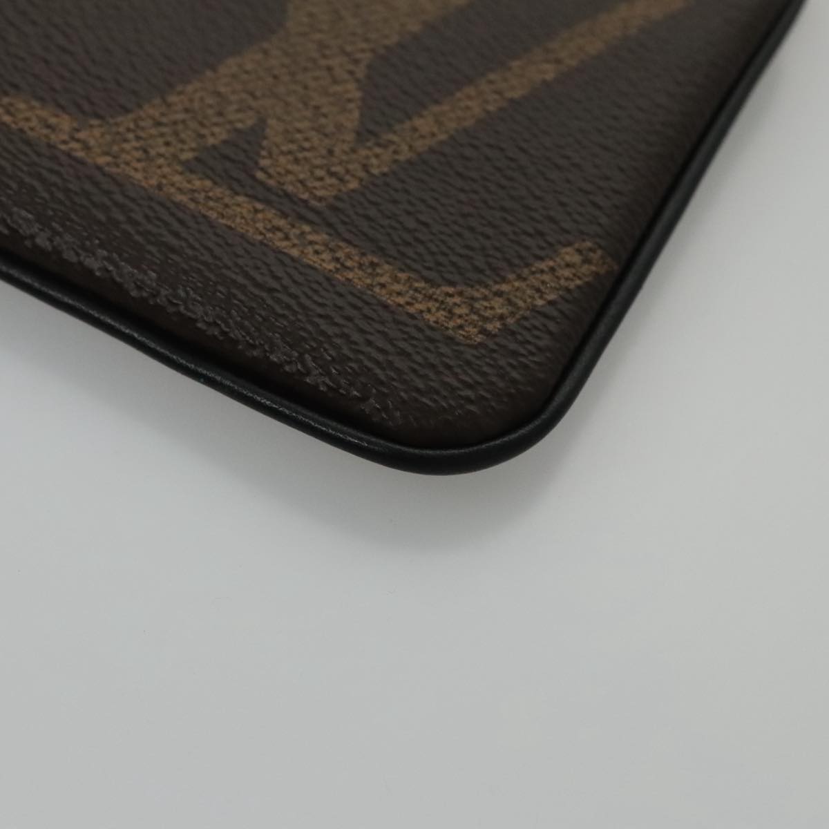 LOUIS VUITTON Monogram Reverse Pochette Trio Coin Purse M68756 LV 106999A