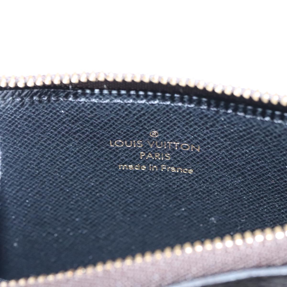 LOUIS VUITTON Monogram Reverse Pochette Trio Coin Purse M68756 LV 106999A