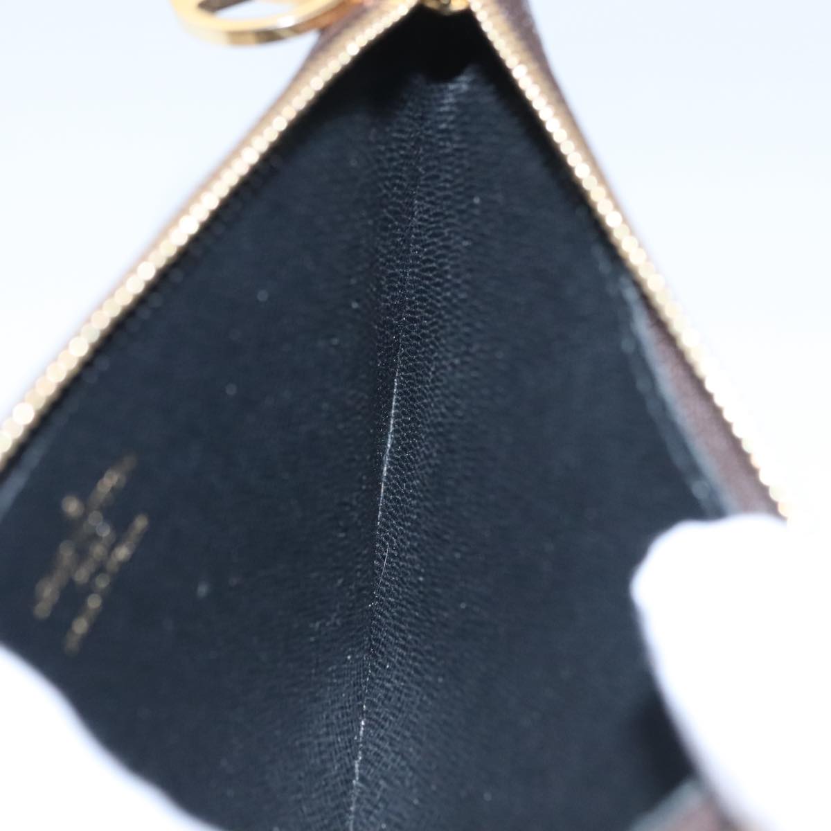 LOUIS VUITTON Monogram Reverse Pochette Trio Coin Purse M68756 LV 106999A