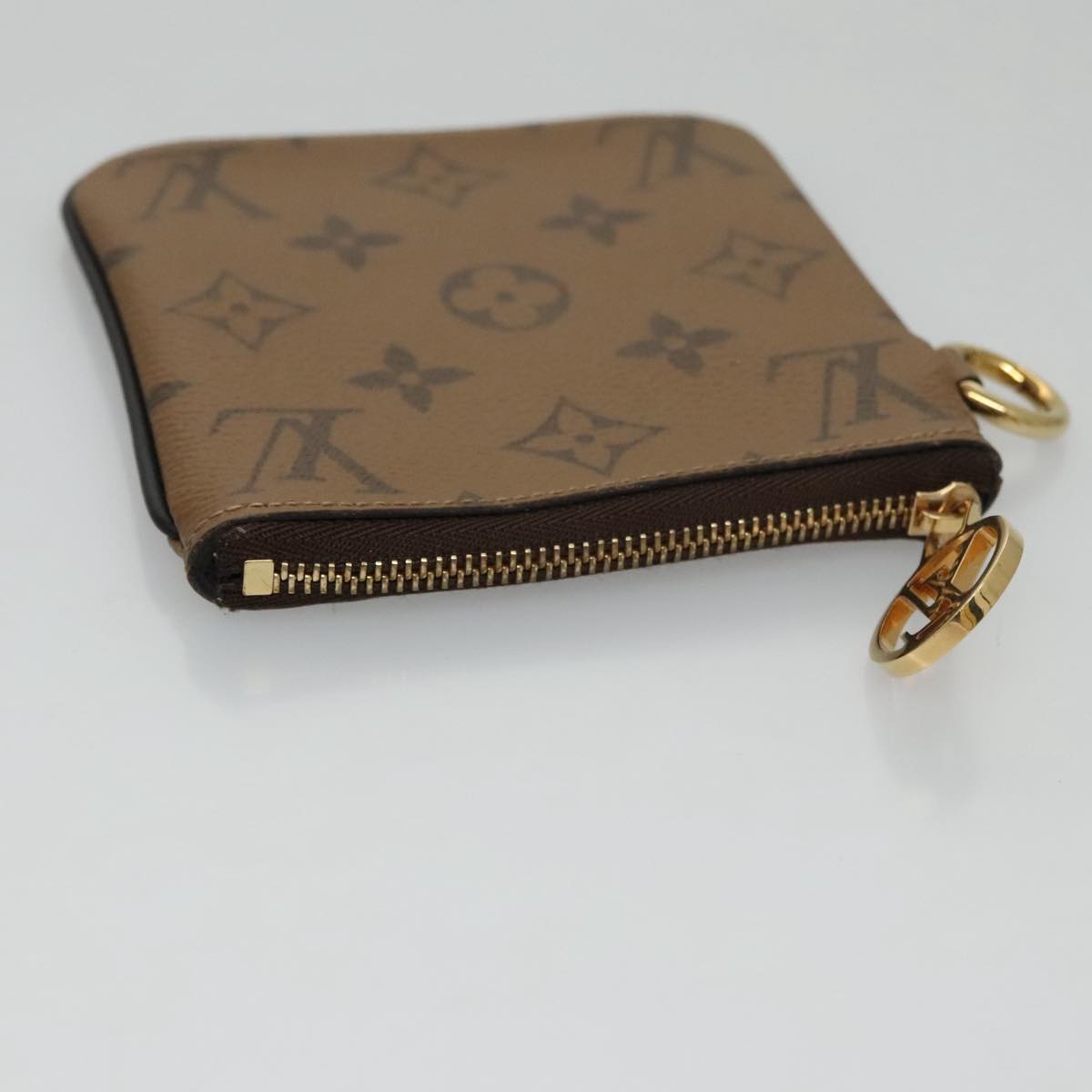 LOUIS VUITTON Monogram Reverse Pochette Trio Coin Purse M68756 LV 106999A