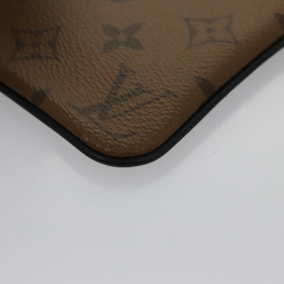 LOUIS VUITTON Monogram Reverse Pochette Trio Coin Purse M68756 LV 106999A