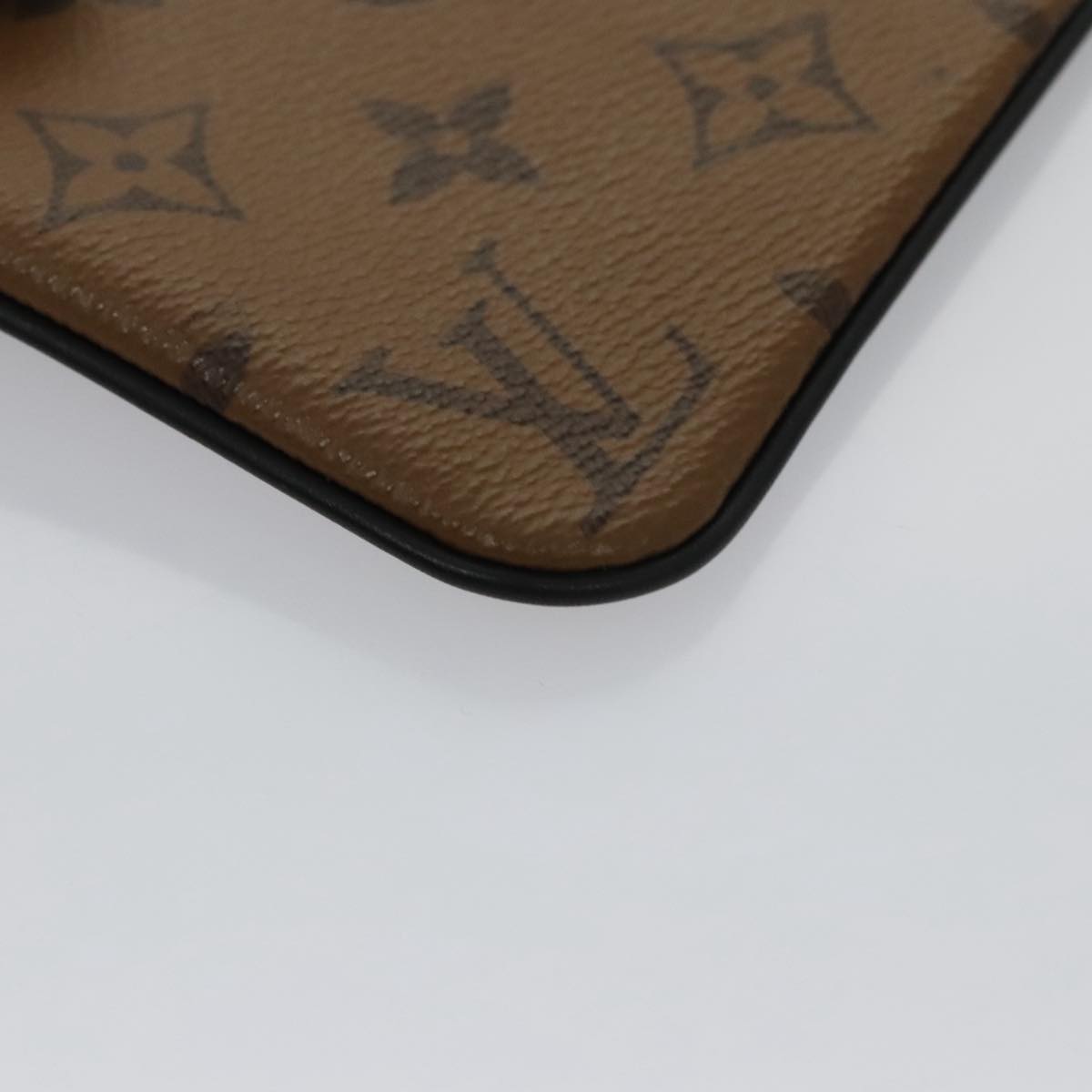 LOUIS VUITTON Monogram Reverse Pochette Trio Coin Purse M68756 LV 106999A