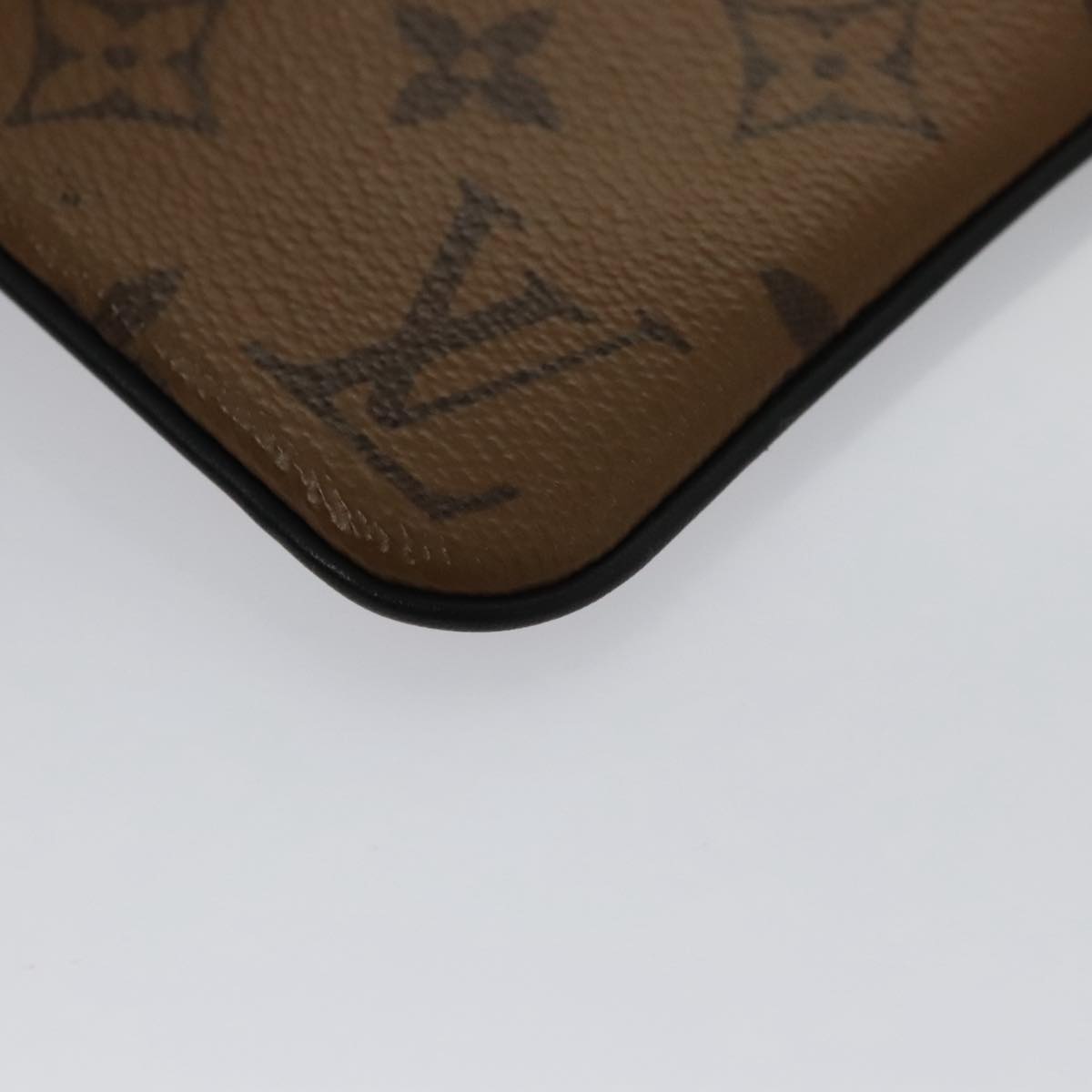 LOUIS VUITTON Monogram Reverse Pochette Trio Coin Purse M68756 LV 106999A