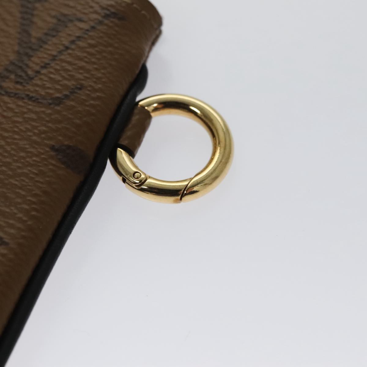 LOUIS VUITTON Monogram Reverse Pochette Trio Coin Purse M68756 LV 106999A