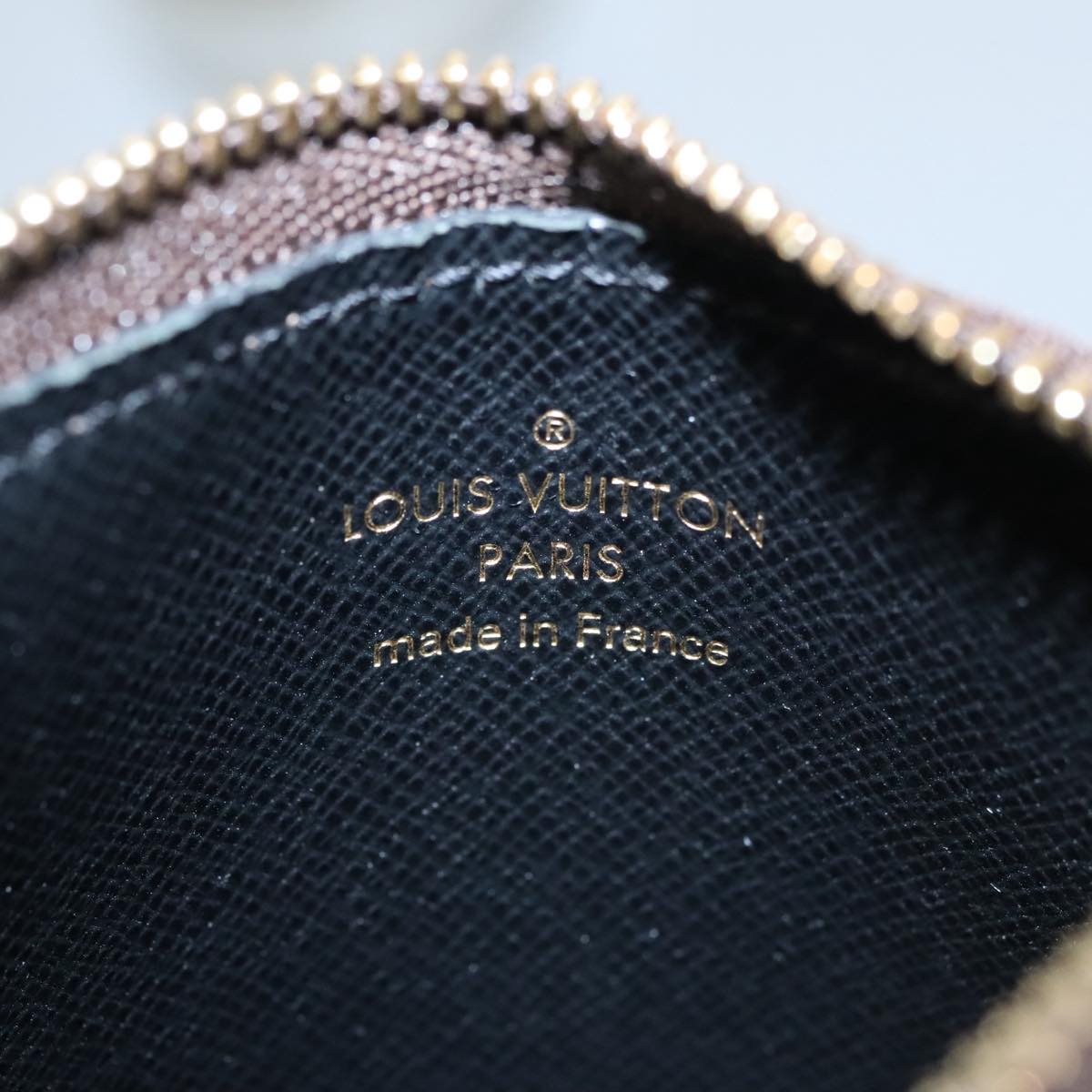 LOUIS VUITTON Monogram Reverse Pochette Trio Coin Purse M68756 LV 106999A