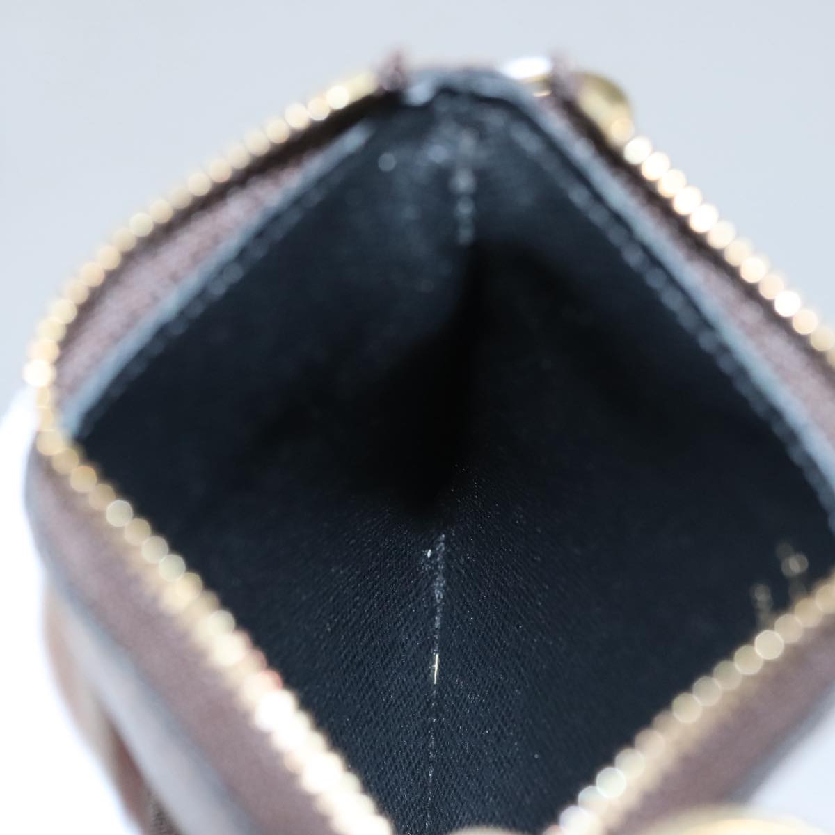 LOUIS VUITTON Monogram Reverse Pochette Trio Coin Purse M68756 LV 106999A