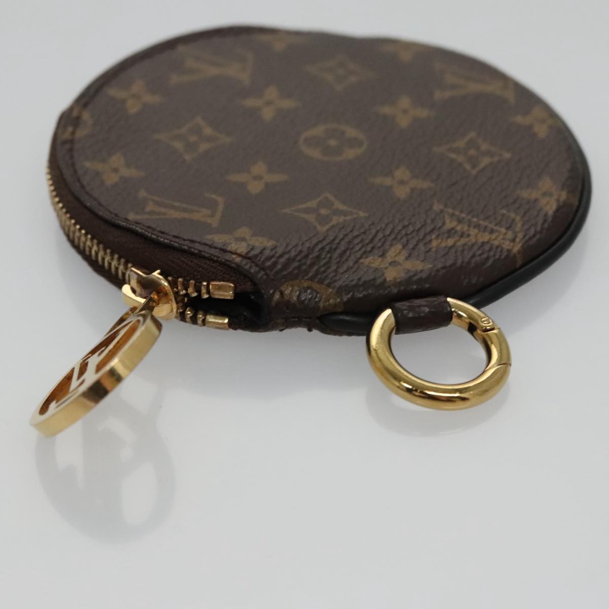 LOUIS VUITTON Monogram Reverse Pochette Trio Coin Purse M68756 LV 106999A