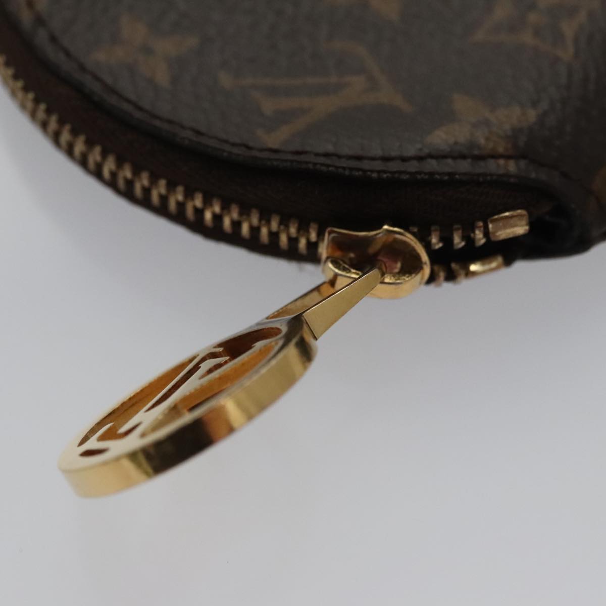LOUIS VUITTON Monogram Reverse Pochette Trio Coin Purse M68756 LV 106999A