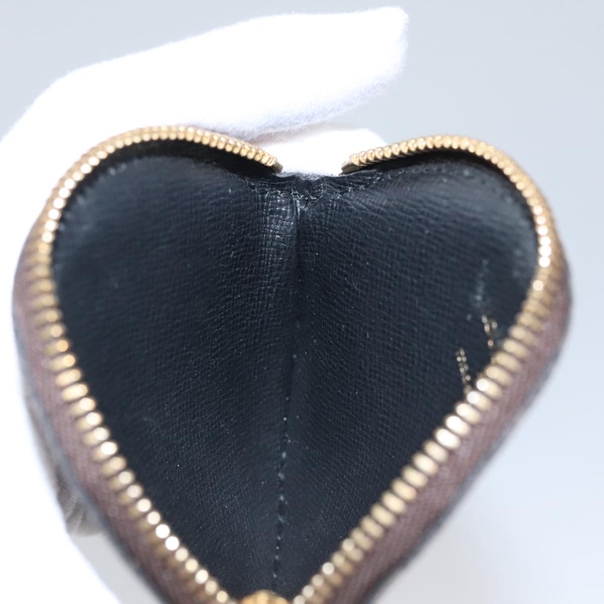 LOUIS VUITTON Monogram Reverse Pochette Trio Coin Purse M68756 LV 106999A