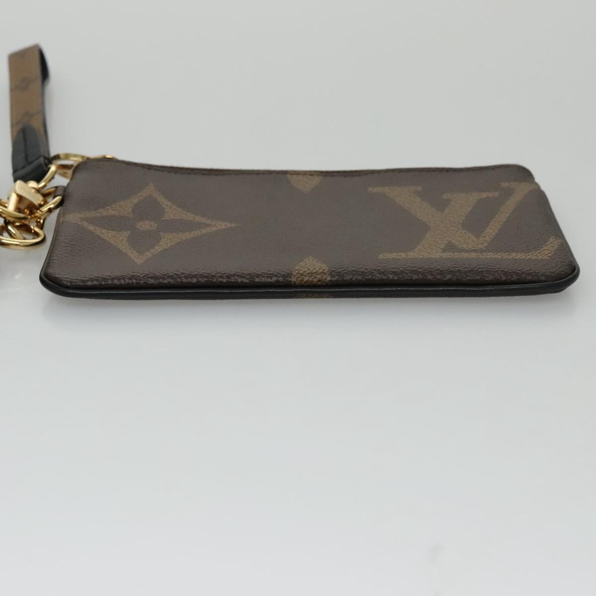 LOUIS VUITTON Monogram Reverse Pochette Trio Coin Purse M68756 LV 106999A