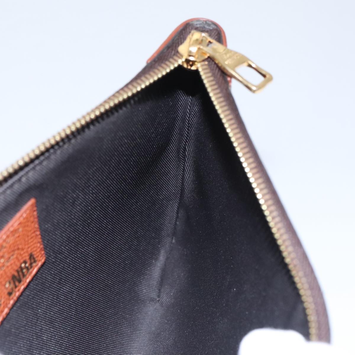 LOUIS VUITTON Monogram Net Flat Clutch Bag M80543 LV 107000