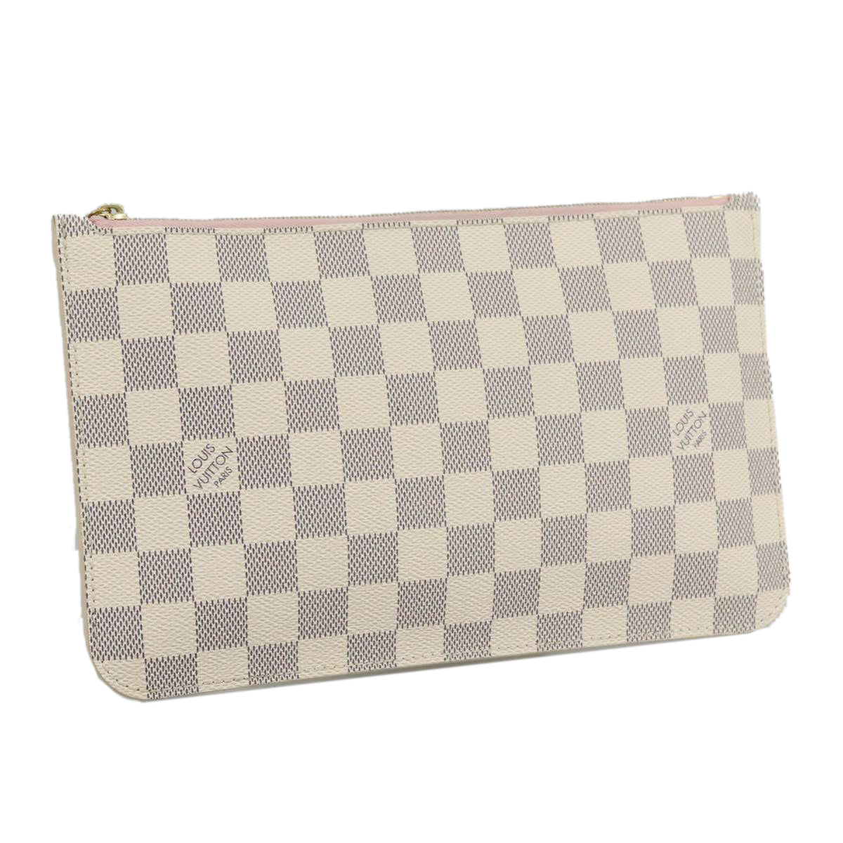LOUIS VUITTON Damier Azur Neverfull MM Pouch Pouch LV 107008
