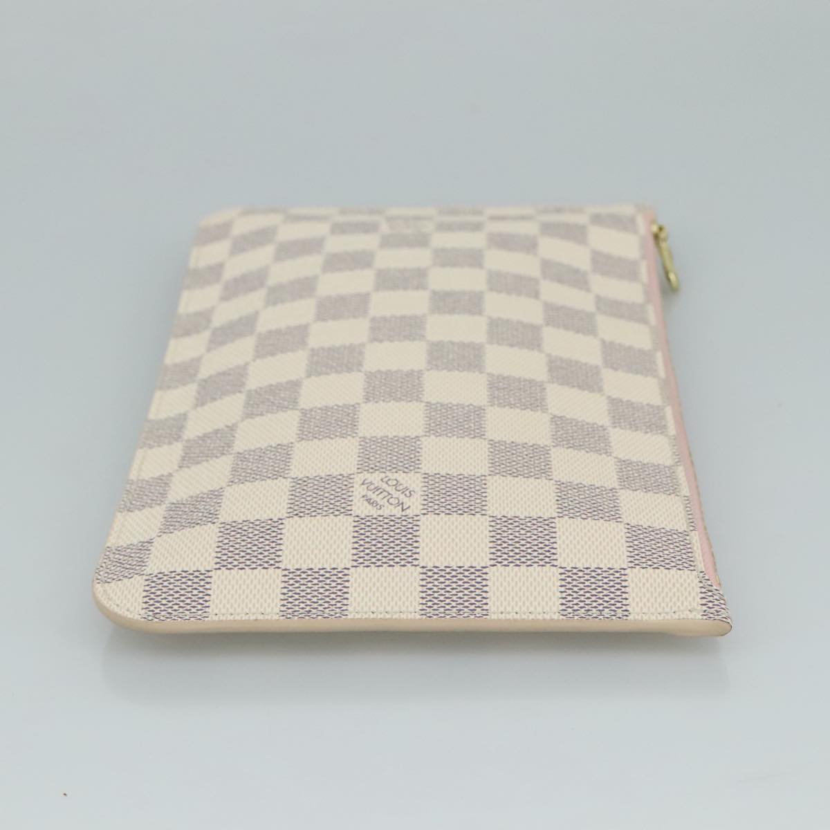 LOUIS VUITTON Damier Azur Neverfull MM Pouch Pouch LV 107008
