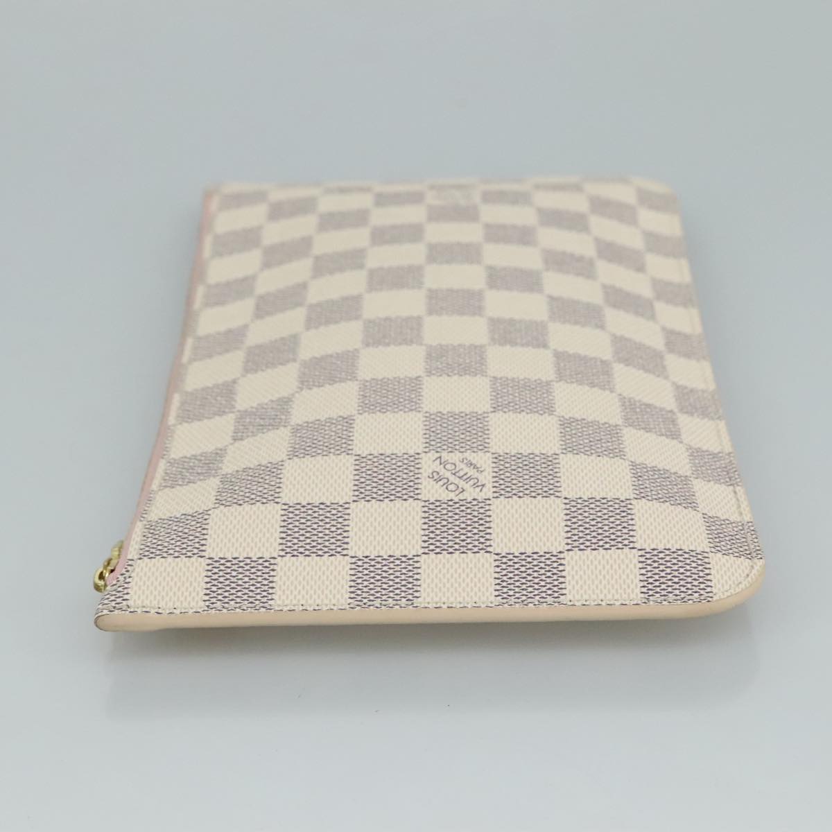 LOUIS VUITTON Damier Azur Neverfull MM Pouch Pouch LV 107008