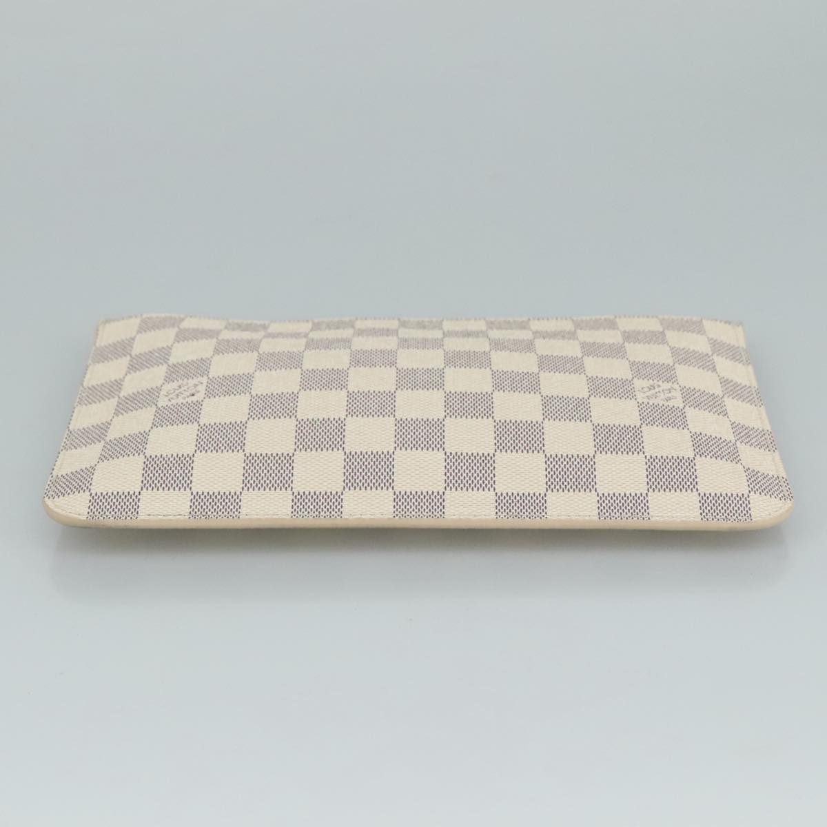 LOUIS VUITTON Damier Azur Neverfull MM Pouch Pouch LV 107008