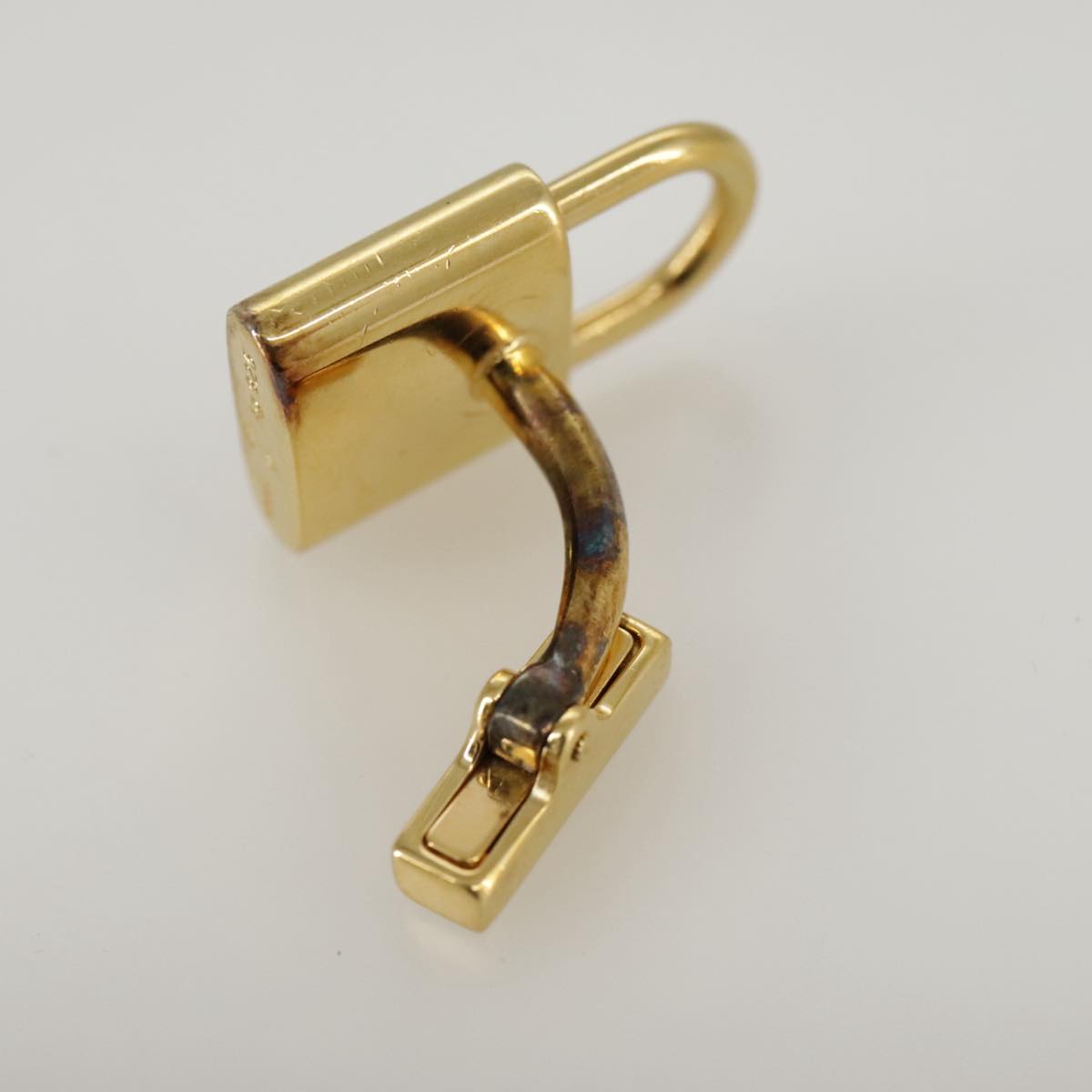 LOUIS VUITTON Bouton De Manchette Cuffs Ag925 Gold LV 107014