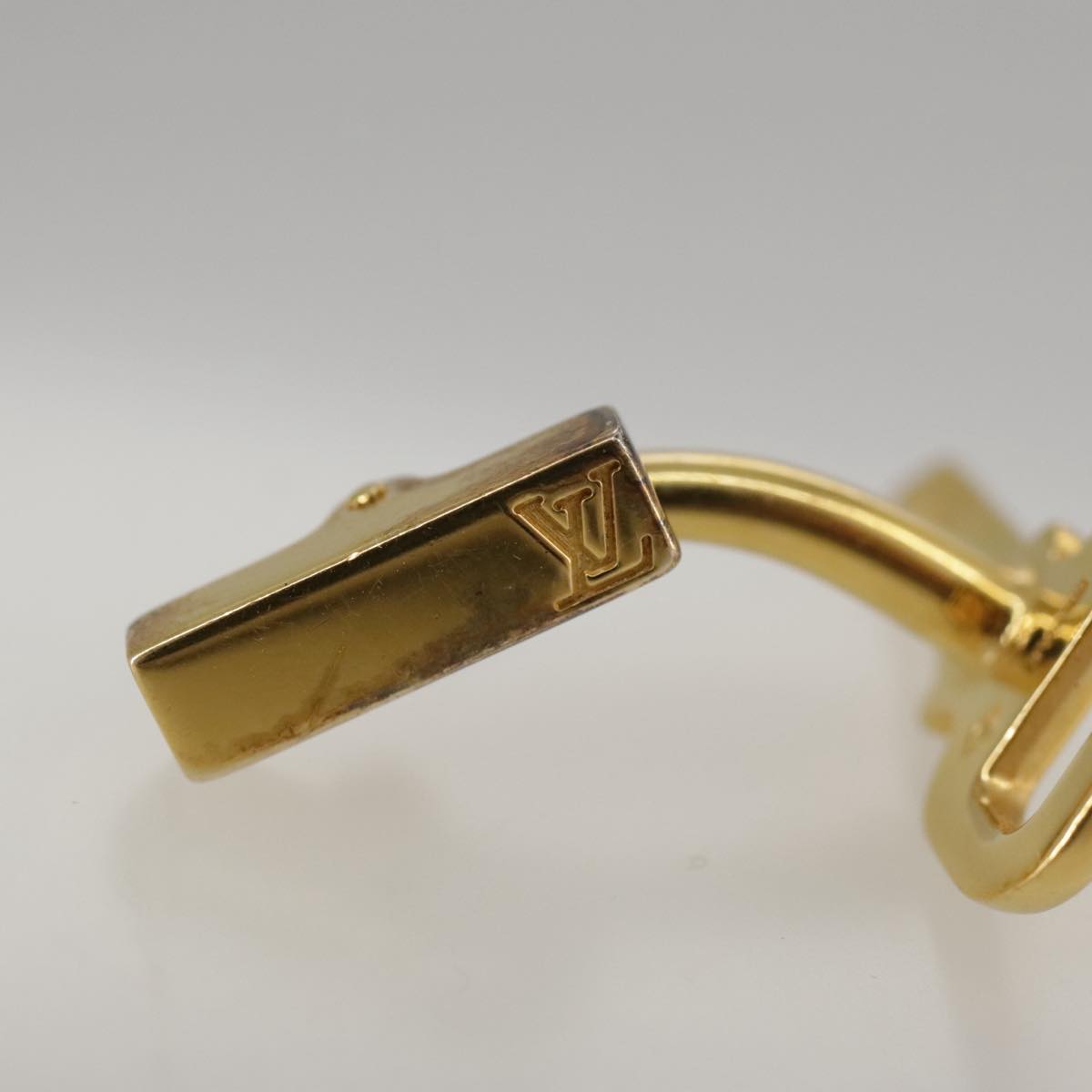 LOUIS VUITTON Bouton De Manchette Cuffs Ag925 Gold LV 107014