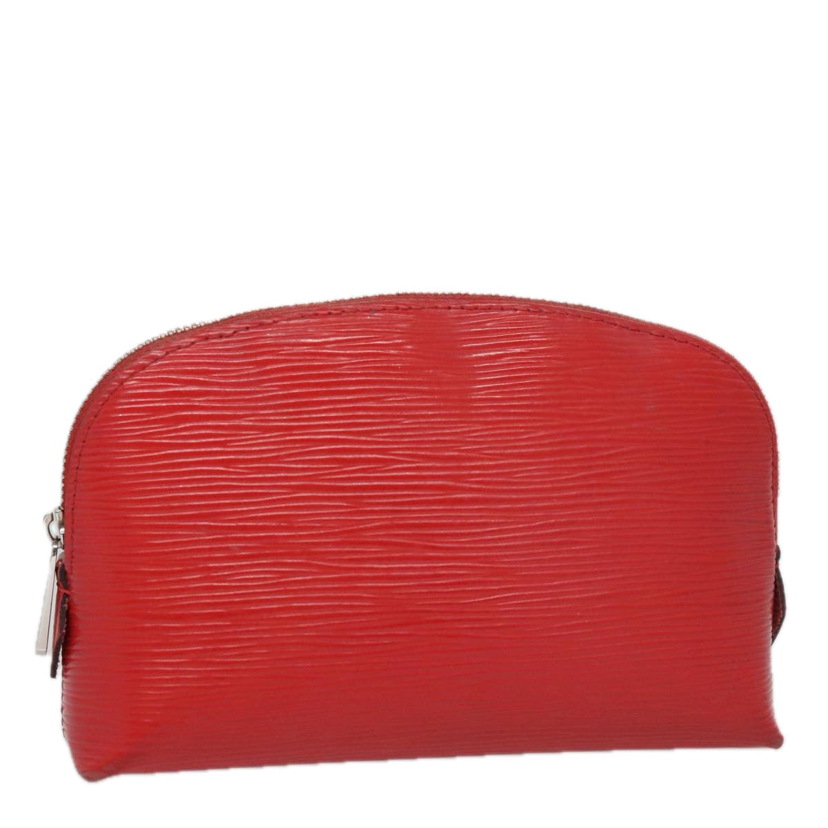 LOUIS VUITTON Epi Pochette Cosmetic PM Pouch Red M41114 LV 107015