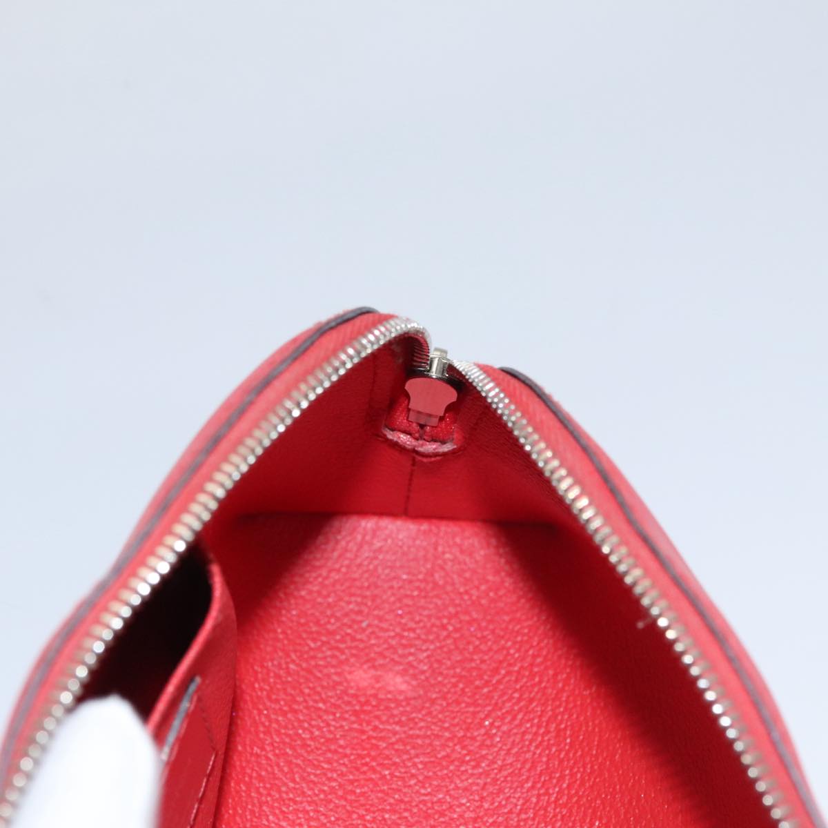 LOUIS VUITTON Epi Pochette Cosmetic PM Pouch Red M41114 LV 107015