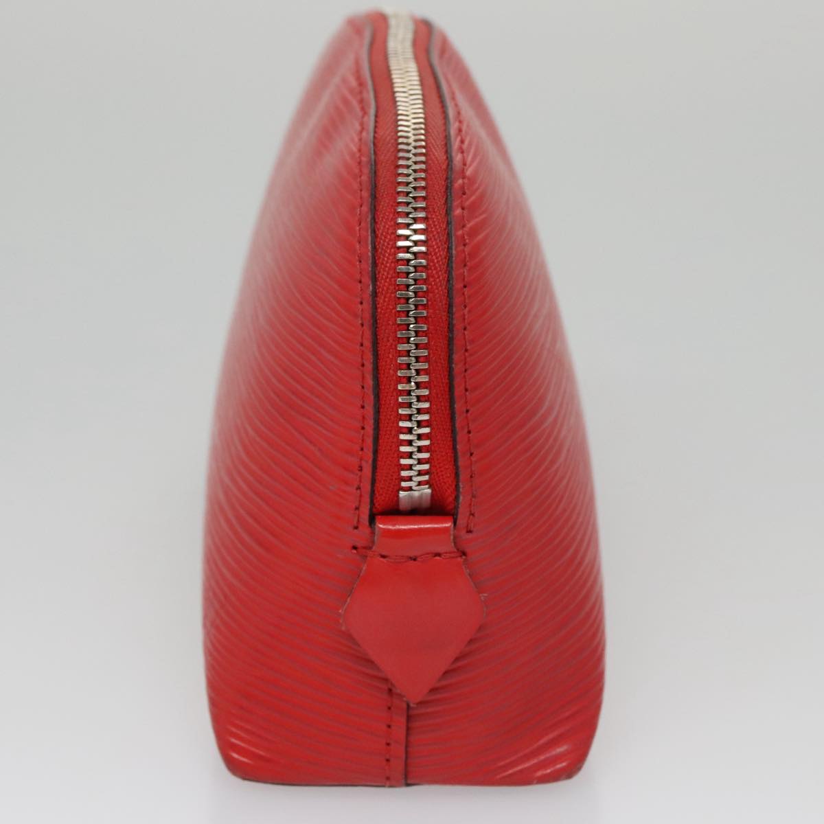 LOUIS VUITTON Epi Pochette Cosmetic PM Pouch Red M41114 LV 107015