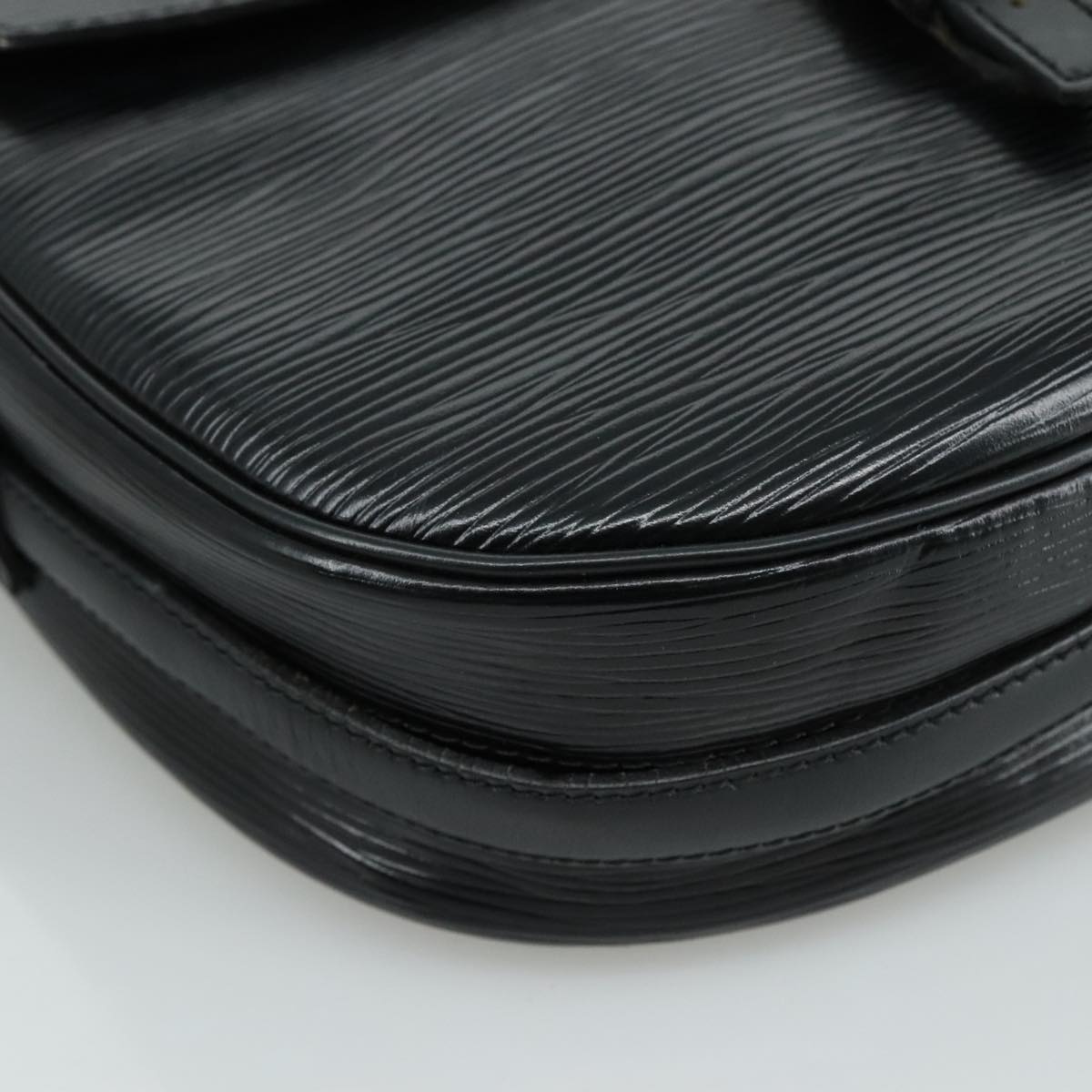 LOUIS VUITTON Epi Jeune Fille MM Shoulder Bag Black M52152 LV 107060