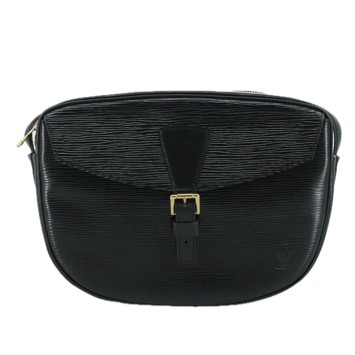 LOUIS VUITTON Epi Jeune Fille MM Shoulder Bag Black M52152 LV 107060