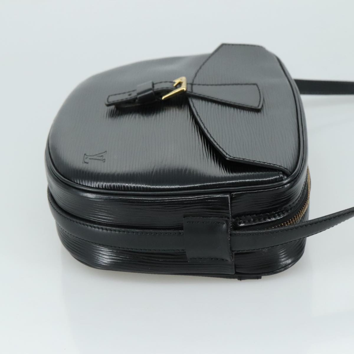 LOUIS VUITTON Epi Jeune Fille MM Shoulder Bag Black M52152 LV 107060
