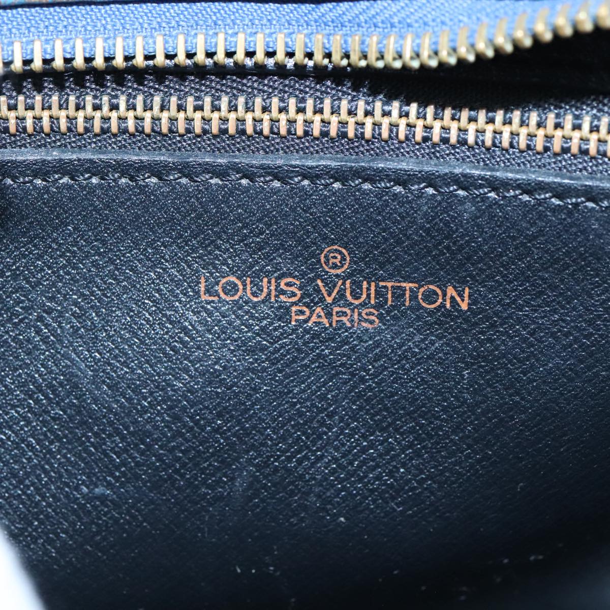 LOUIS VUITTON Epi June Feuille Shoulder Bag Blue M52155 LV 107061