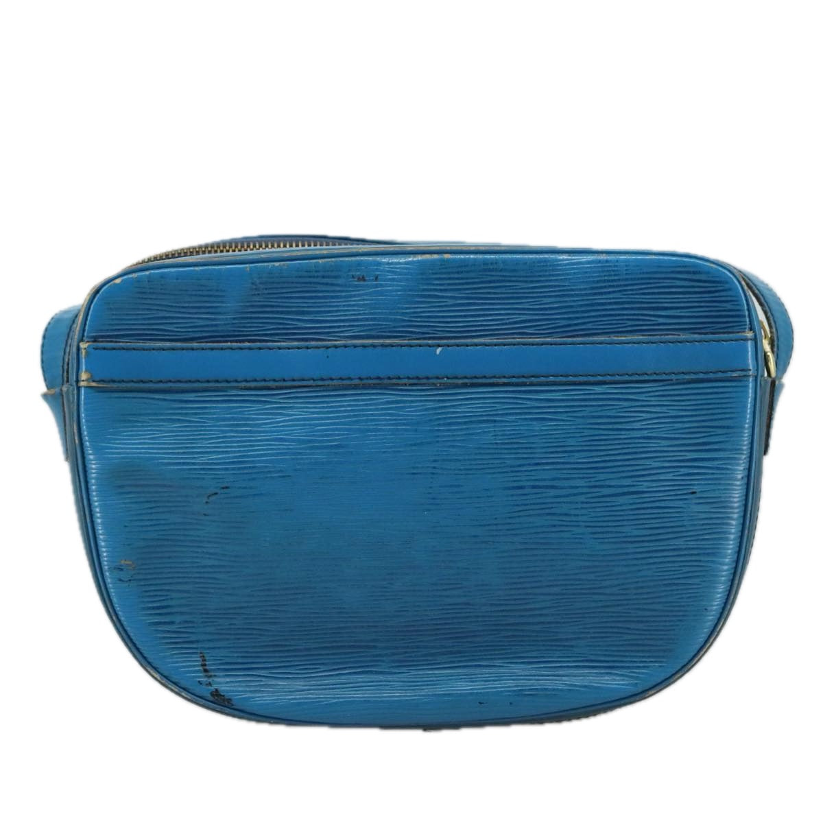 LOUIS VUITTON Epi June Feuille Shoulder Bag Blue M52155 LV 107061