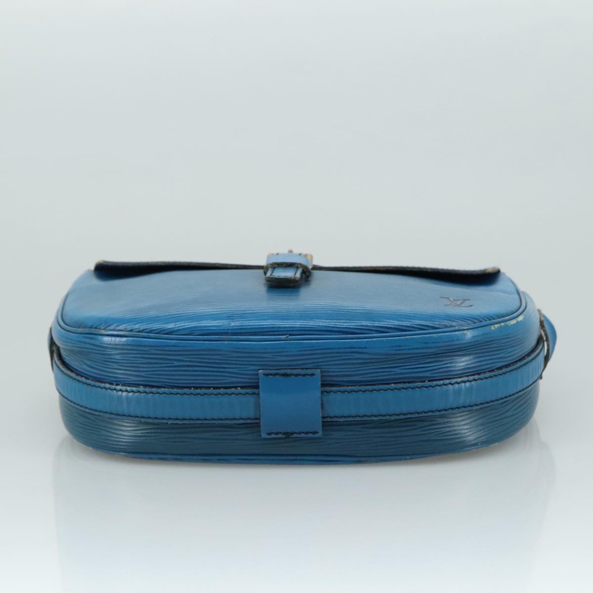 LOUIS VUITTON Epi June Feuille Shoulder Bag Blue M52155 LV 107061