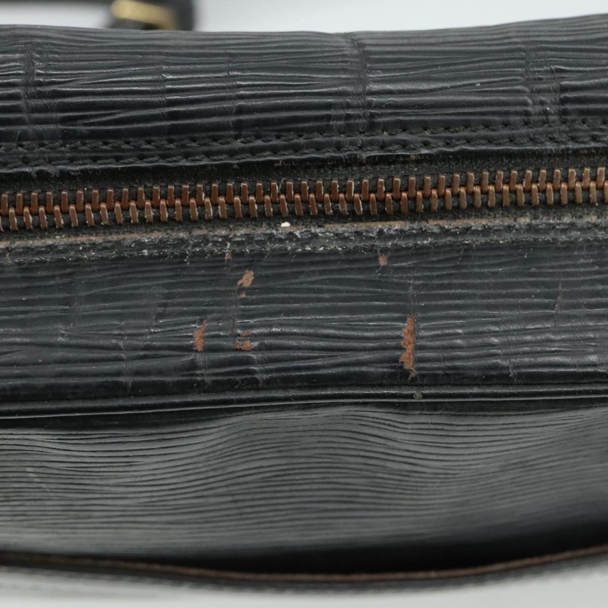 LOUIS VUITTON Epi Trocadero 27 Shoulder Bag Black M52312 LV 107062