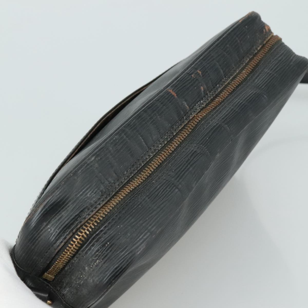 LOUIS VUITTON Epi Trocadero 27 Shoulder Bag Black M52312 LV 107062