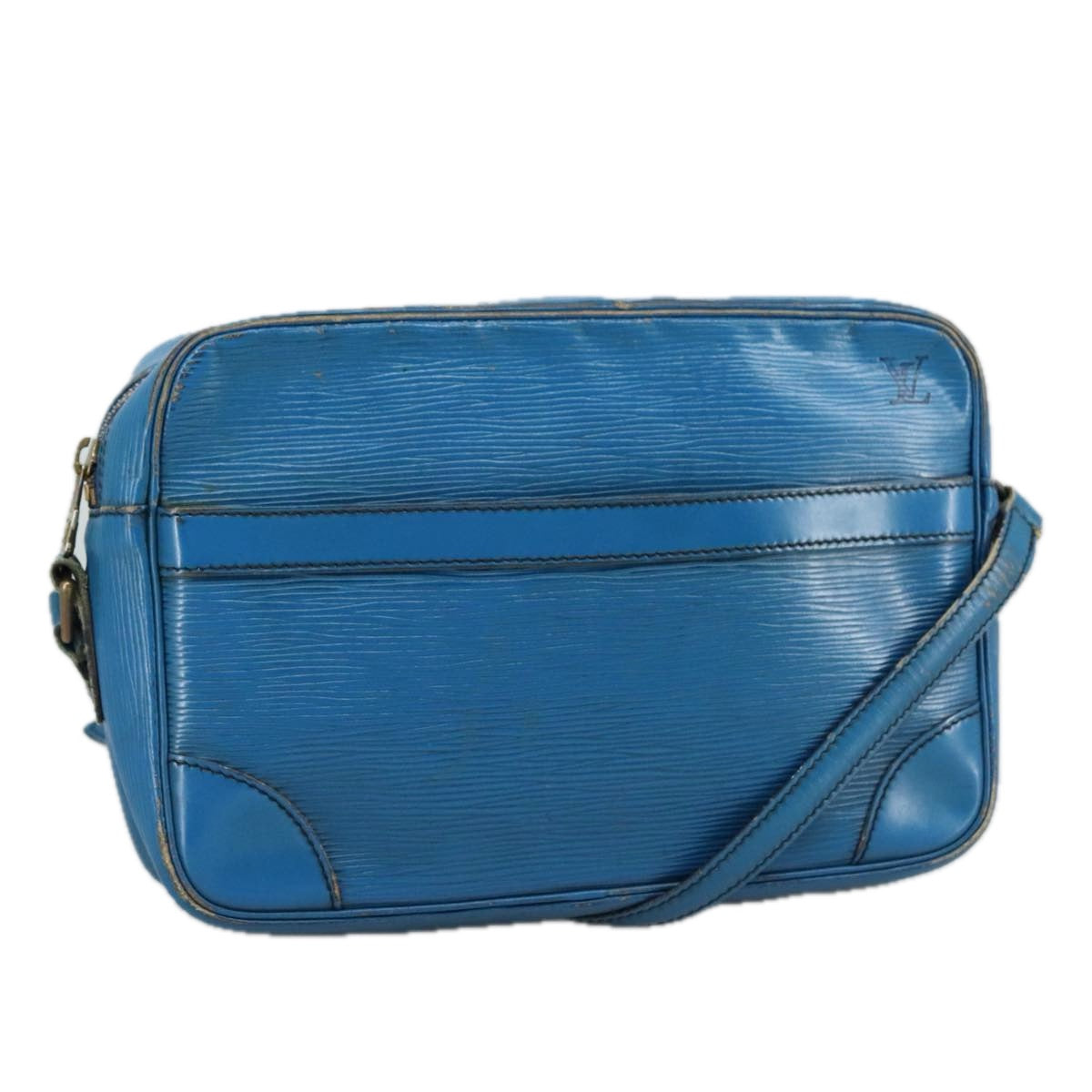 LOUIS VUITTON Epi Trocadero 27 Shoulder Bag Blue M52315 LV 107063