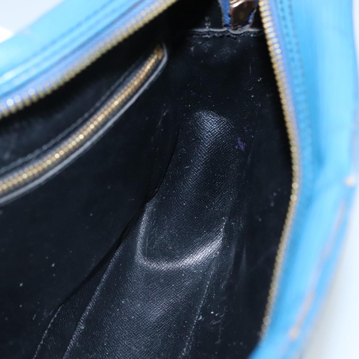LOUIS VUITTON Epi Trocadero 27 Shoulder Bag Blue M52315 LV 107063
