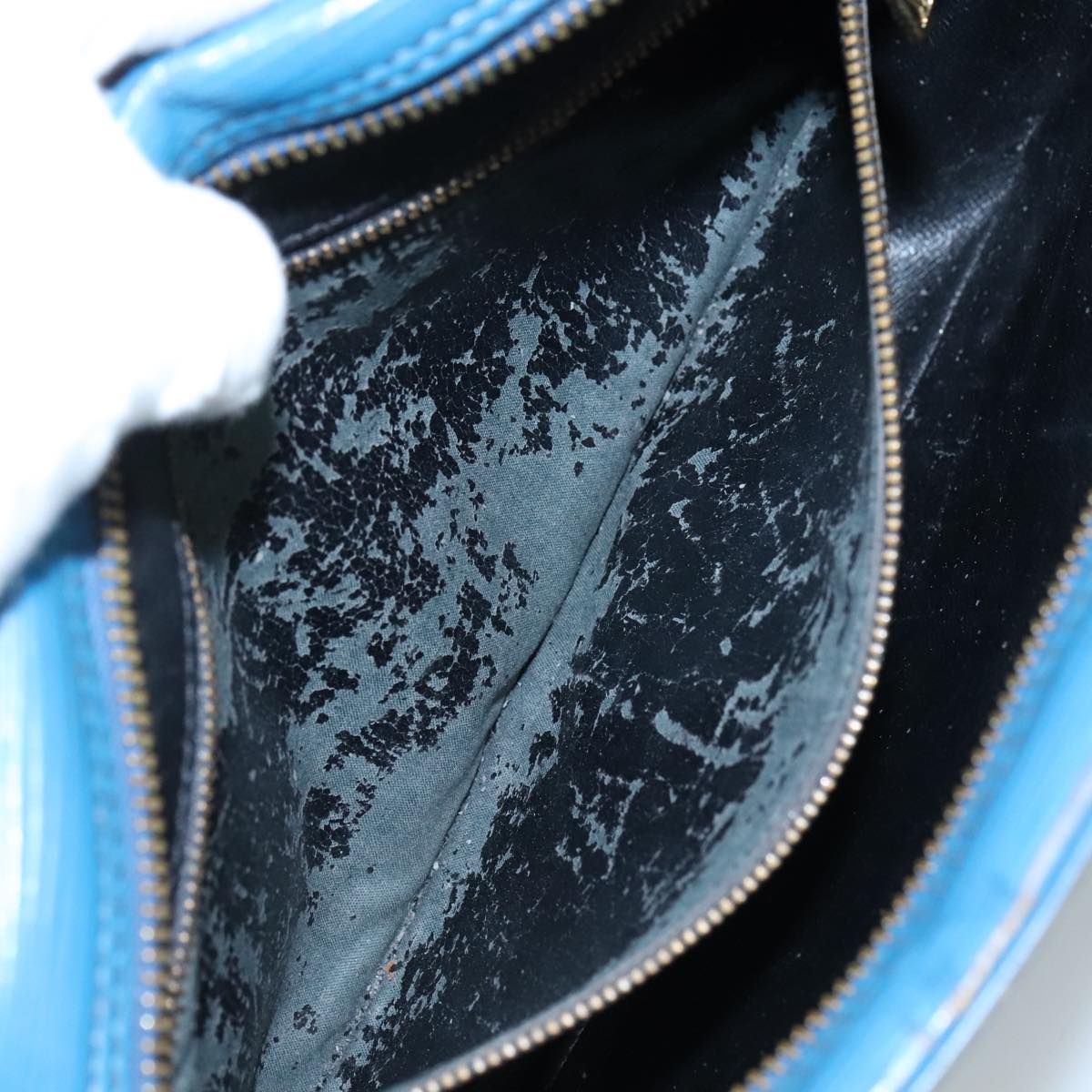 LOUIS VUITTON Epi Trocadero 27 Shoulder Bag Blue M52315 LV 107063