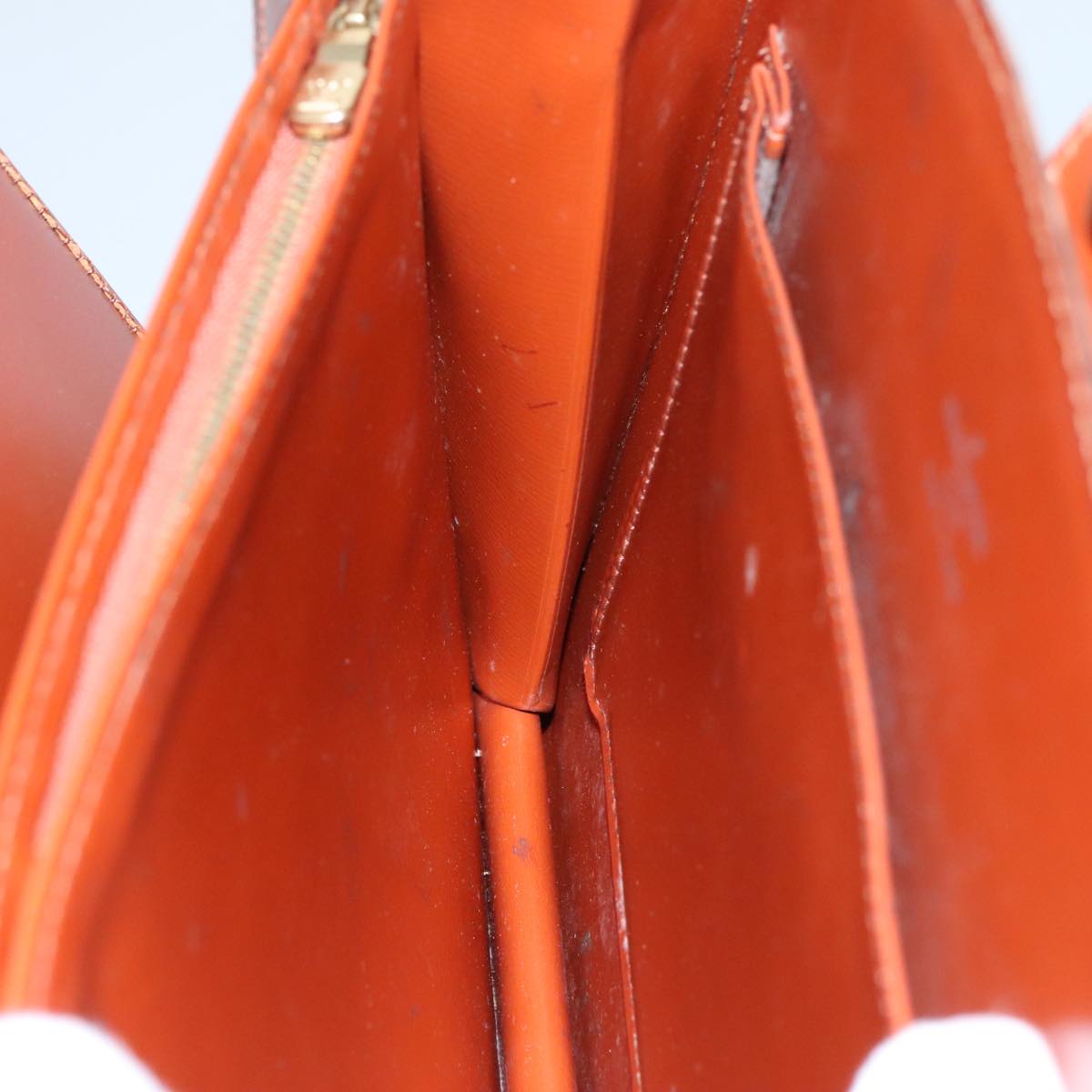 LOUIS VUITTON Epi Capuchin Shoulder Bag Brown M52343 LV 107064