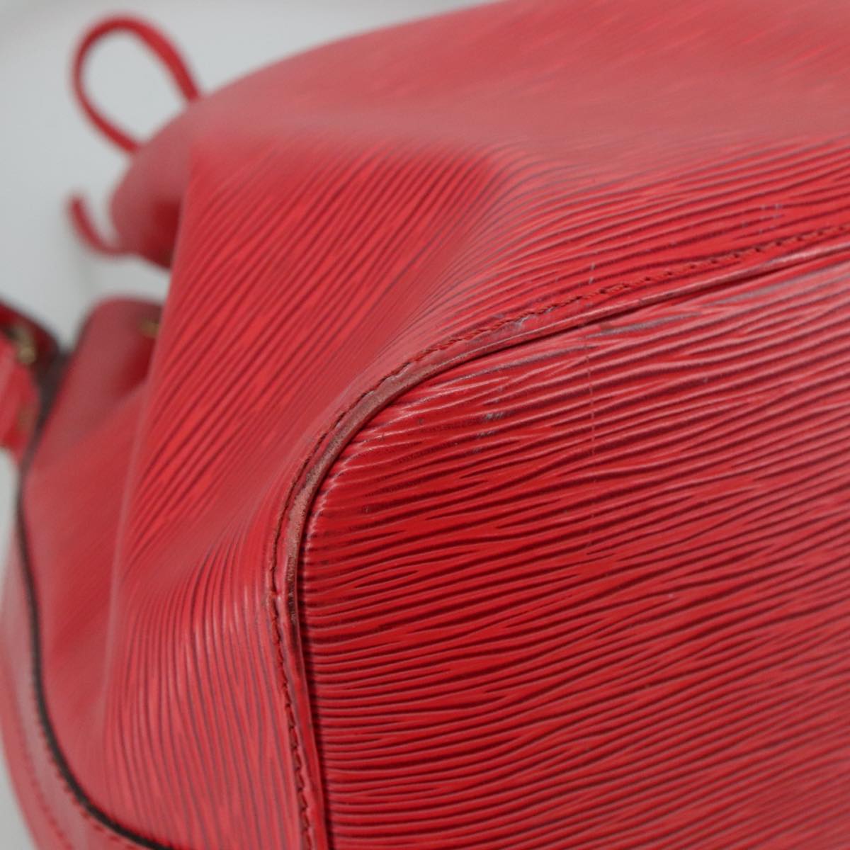 LOUIS VUITTON Epi Petit Noe Shoulder Bag Red M44107 LV 107068