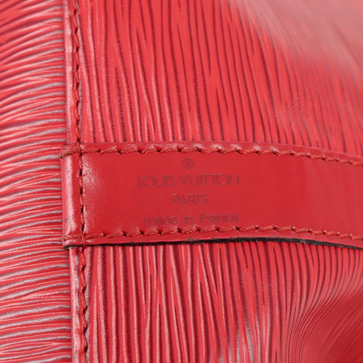 LOUIS VUITTON Epi Petit Noe Shoulder Bag Red M44107 LV 107068