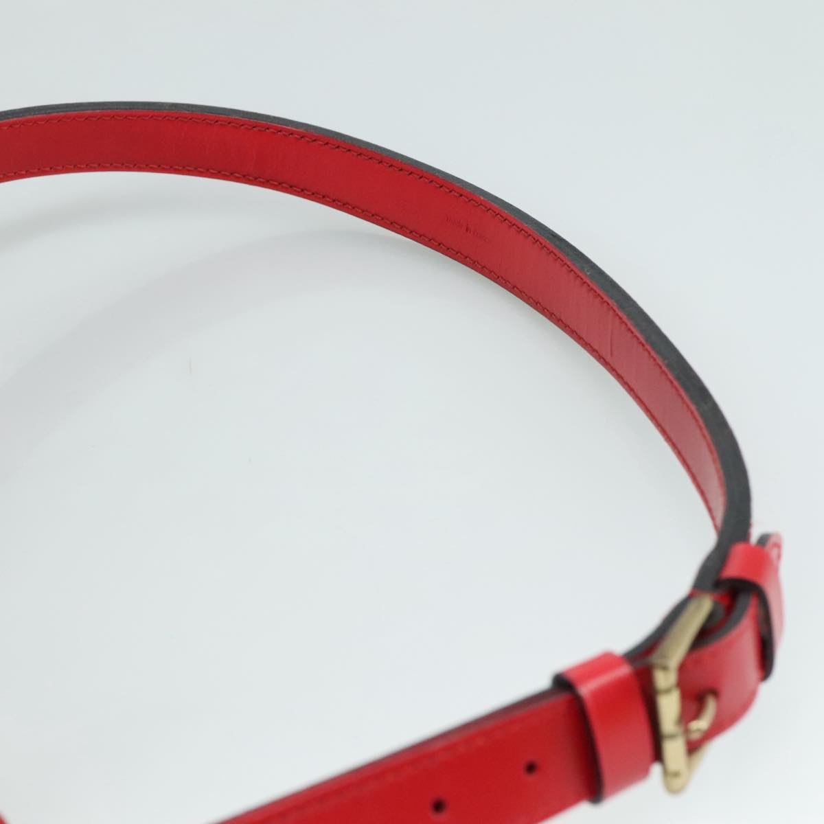 LOUIS VUITTON Epi Petit Noe Shoulder Bag Red M44107 LV 107068