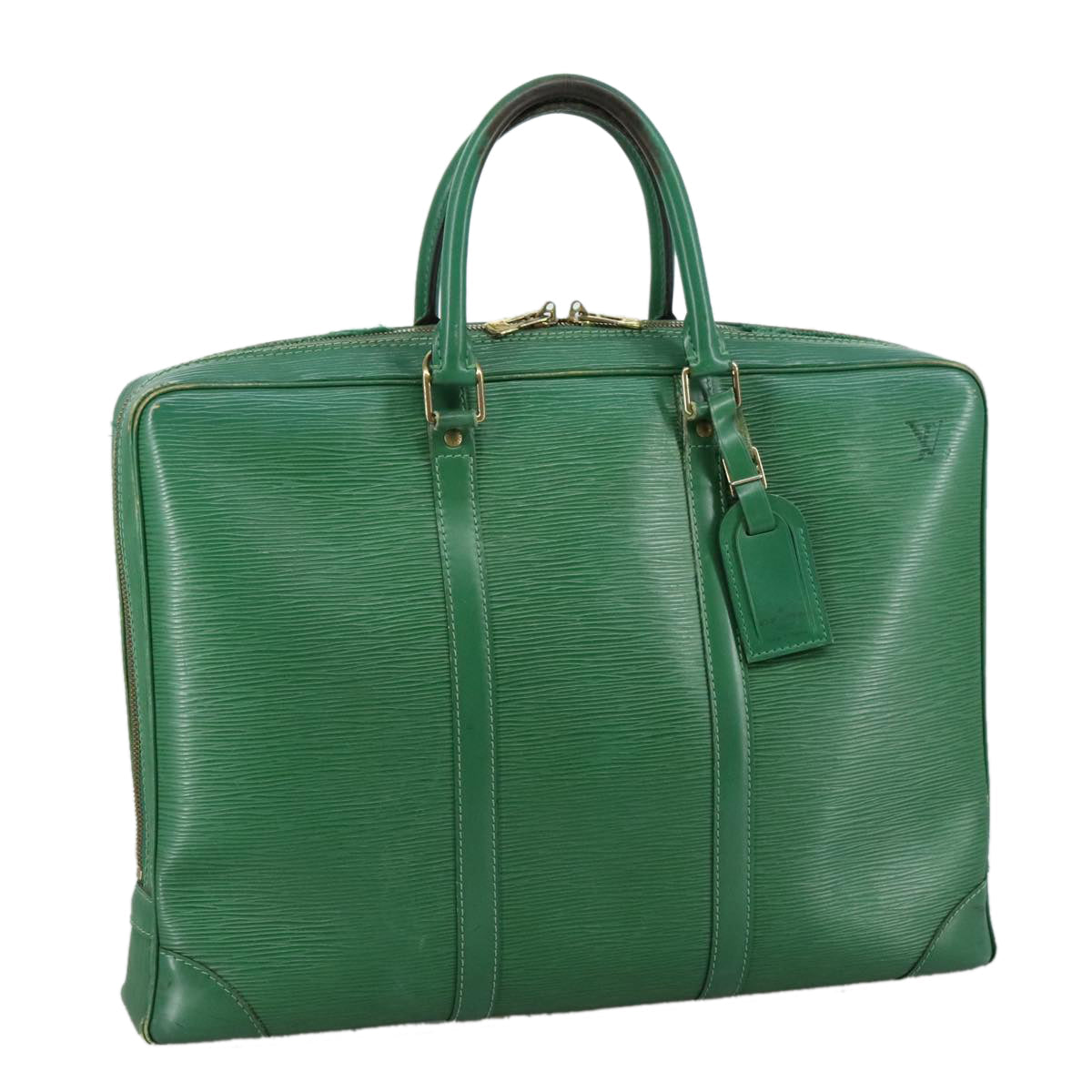 LOUIS VUITTON Epi Porte Documents Voyage Business Bag Green M54474 107069