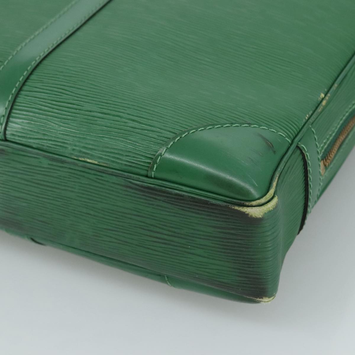 LOUIS VUITTON Epi Porte Documents Voyage Business Bag Green M54474 107069