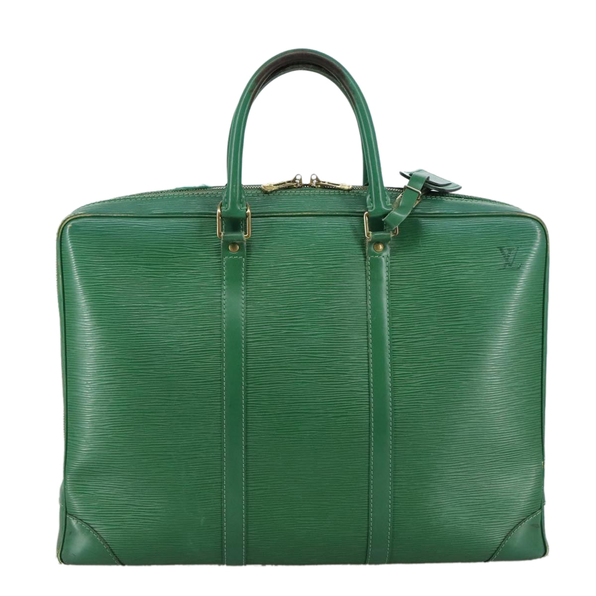 LOUIS VUITTON Epi Porte Documents Voyage Business Bag Green M54474 107069