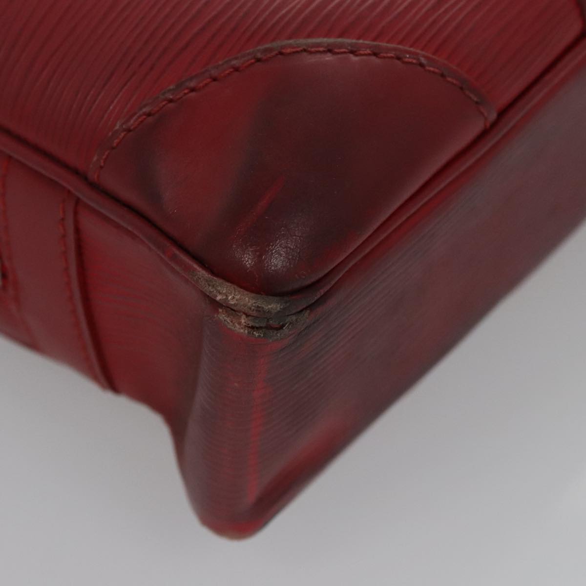 LOUIS VUITTON Epi Vivienne MM Hand Bag Ruby LV 107075