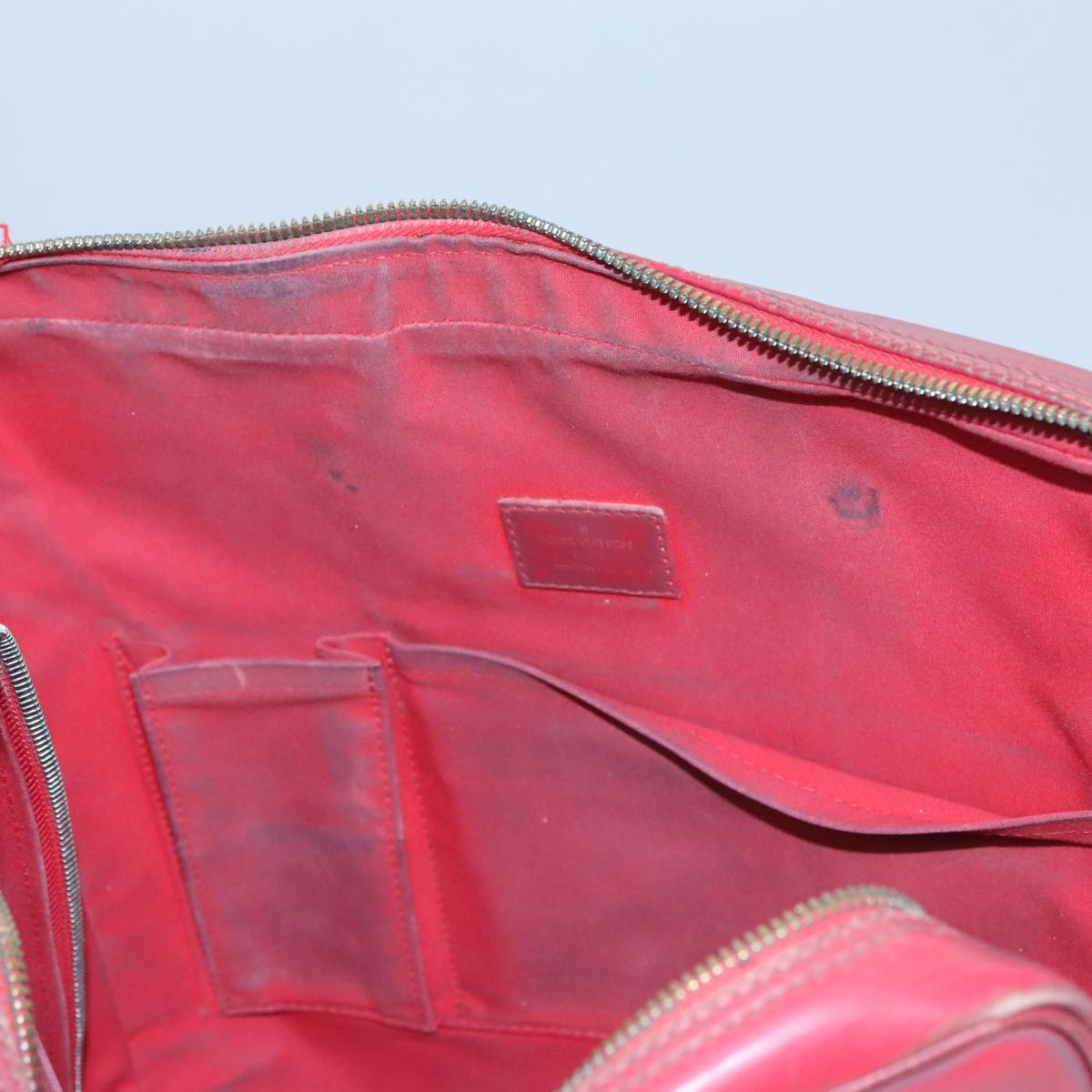 LOUIS VUITTON Epi Vivienne MM Hand Bag Ruby LV 107075