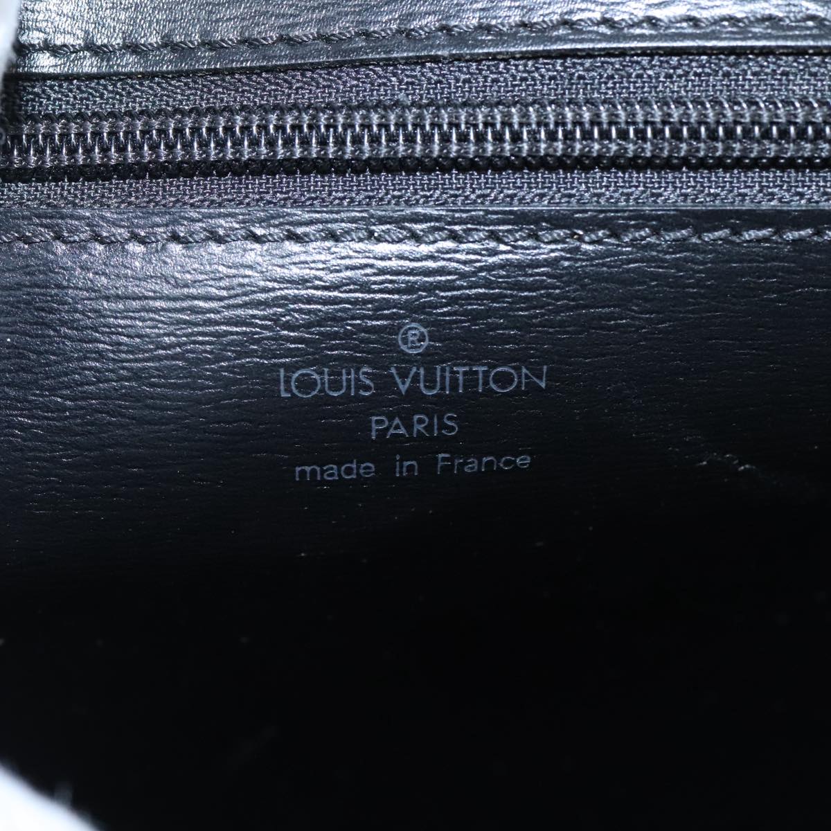 LOUIS VUITTON Epi Pochette Amberop Clutch Bag Black M52582 LV 107076