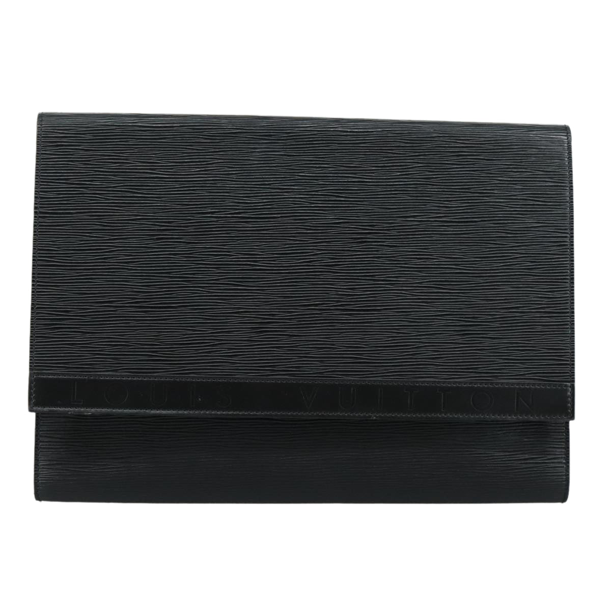 LOUIS VUITTON Epi Pochette Amberop Clutch Bag Black M52582 LV 107076