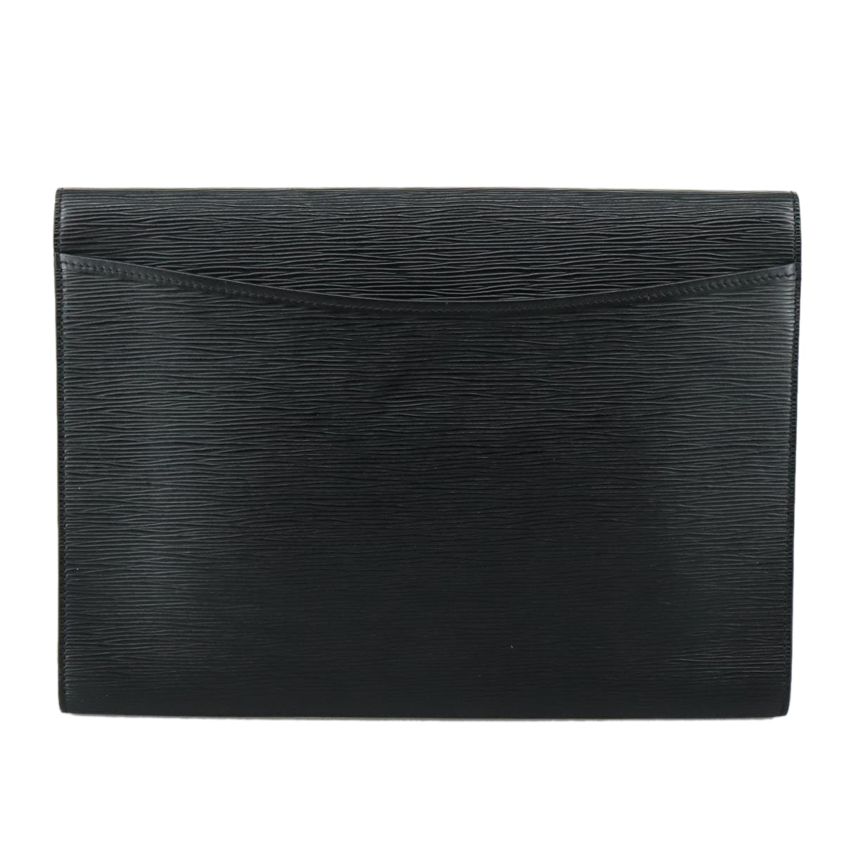 LOUIS VUITTON Epi Pochette Amberop Clutch Bag Black M52582 LV 107076