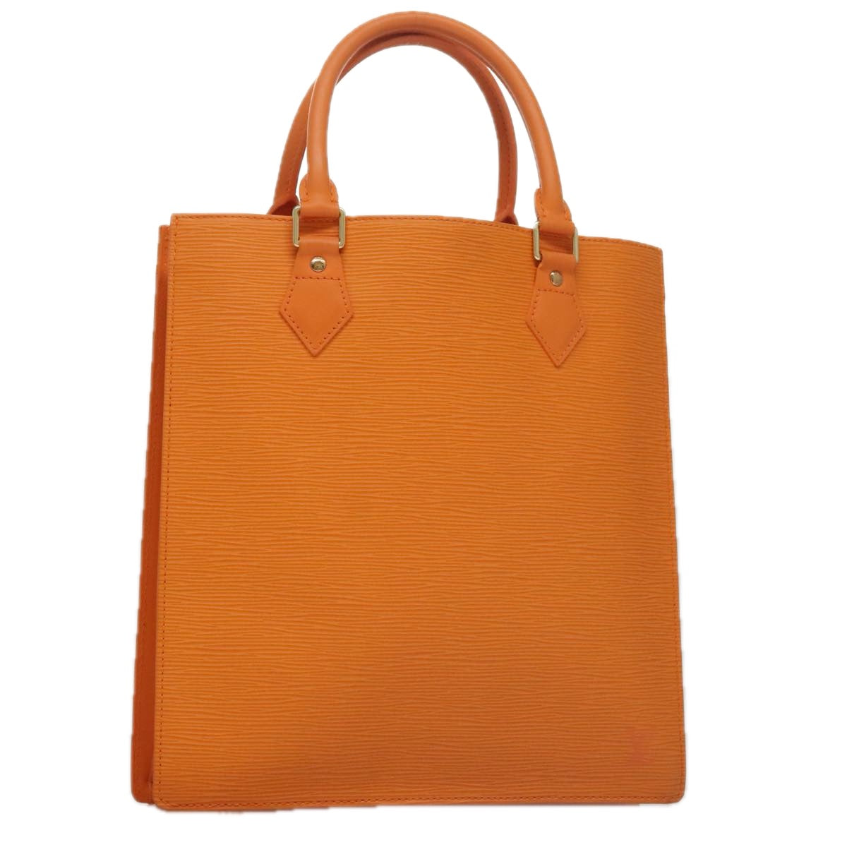 LOUIS VUITTON Epi Sac Plat Hand Bag Orange Mandarin M5274H LV 107077